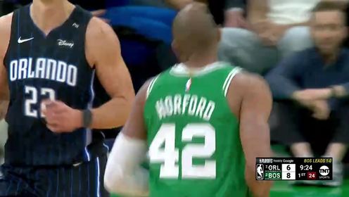 波津血洒赛场砍20+10 布朗36+10 班凯罗32+9+7 绿军2-0魔术